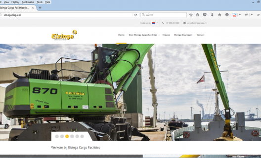 Nieuwe website Elzinga Cargo Facilities