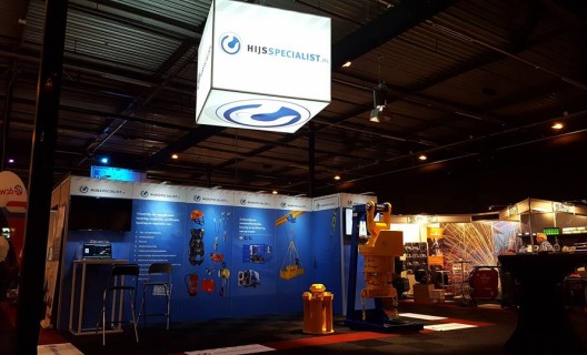 Hijsspecialist laat zich zien op de beurs