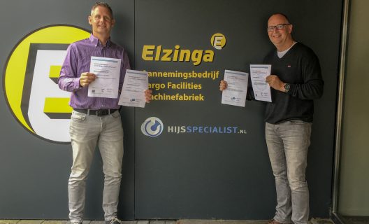 Hijsspecialist.nl en Elzinga Machinefabriek hebben audits met goed gevolg afgerond