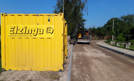 Elzinga Aannemingsbedrijf heeft herinrichting Wagenborgen gereed