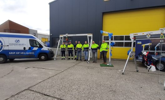 Dealer demo en training voor Hijsspecialist