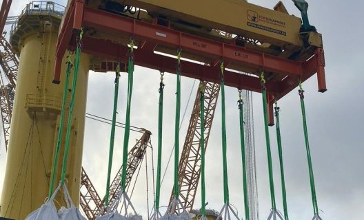 Hijsframe voor big-bags met Ludwig-haken